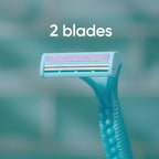 Refect Beauty Gillette Venus Simply 2 disposable razor with two blades and a moisture-rich glide strip