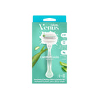 Refect Beauty Gillette Venus Comfortglide Sensitive razor with 3 blades and moisture bars for gentle shaving