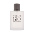 Refect Beauty Giorgio Armani Acqua Di Gio refillable eau de toilette in a frosted glass bottle with a grey cap.