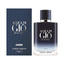 Refect Beauty Giorgio Armani Acqua Di Gio Profondo Parfum bottle and box in deep blue gradient packaging.