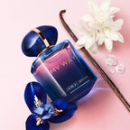 Refect Beauty Giorgio Armani My Way Le Parfum bottle with floral and vanilla accents on a soft pink background