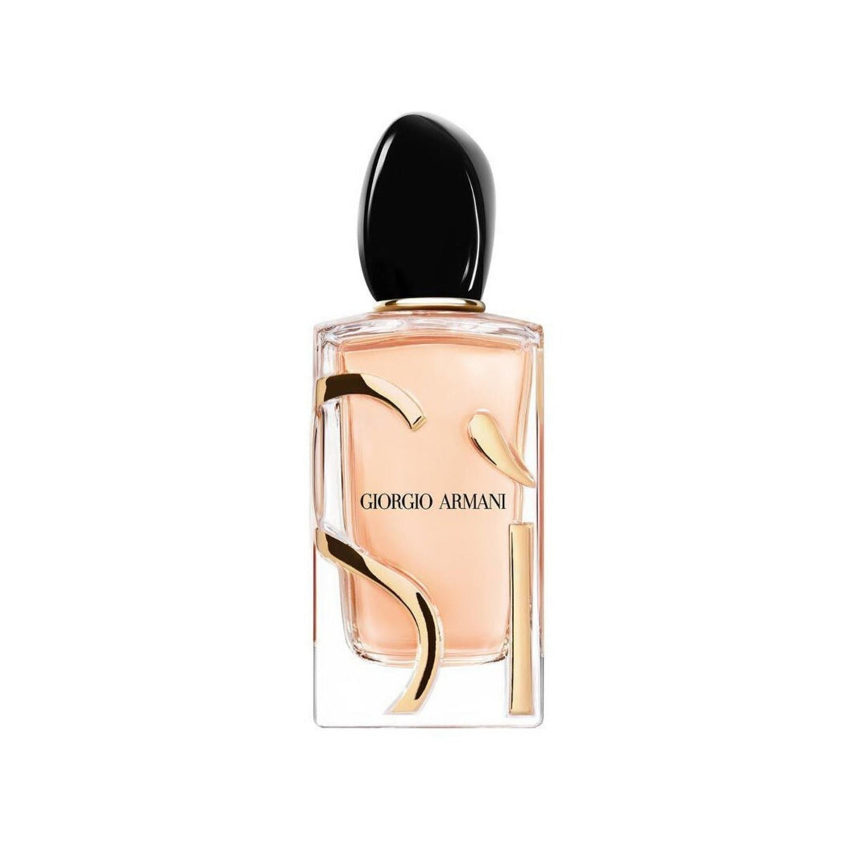 Refect Beauty Giorgio Armani Si Eau de Parfum in a sleek glass bottle with gold accents and a black cap