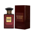 Refect Beauty Giorgio Red Special Edition II Eau de Parfum bottle and matching dark red box with gold lettering.