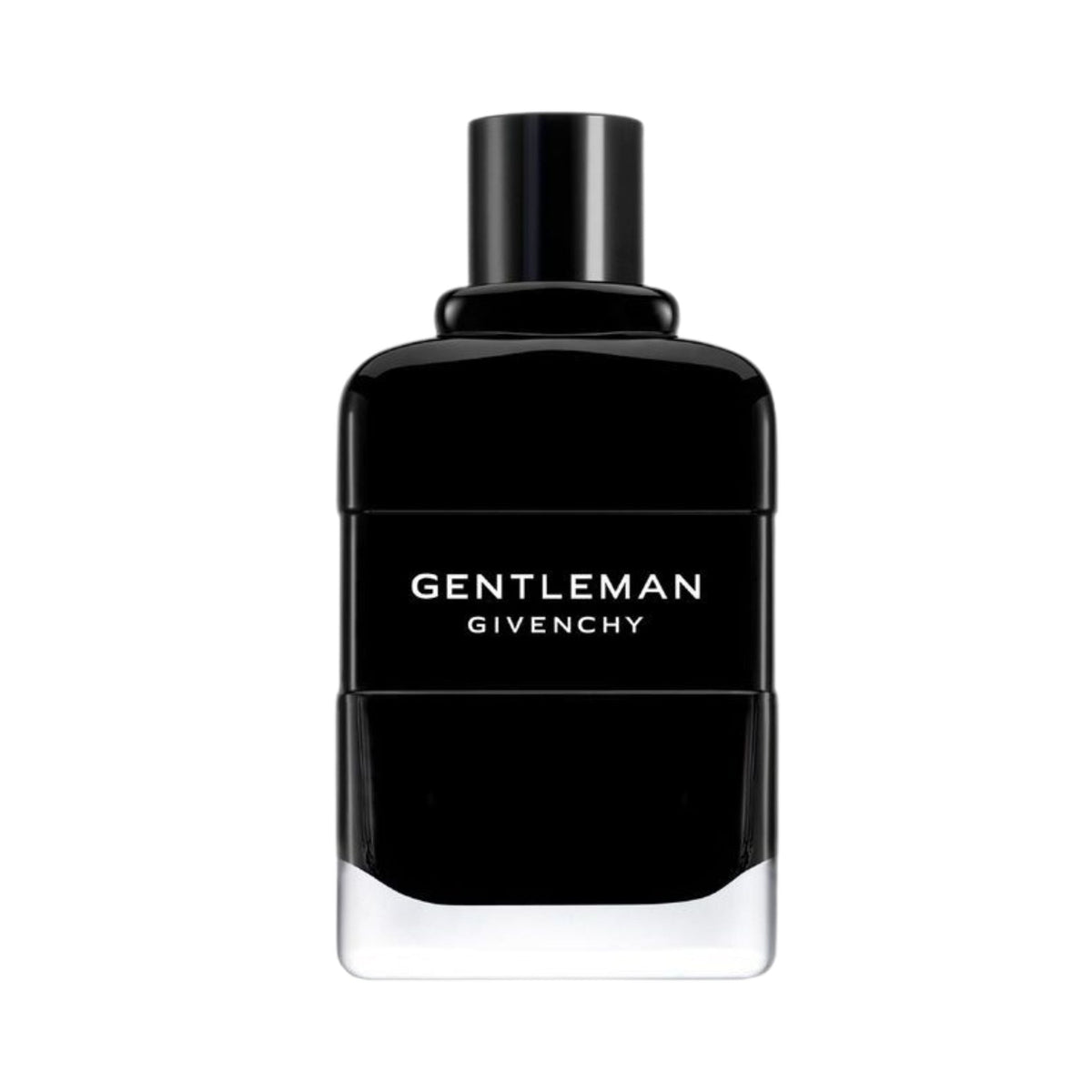 Refect Beauty Givenchy Gentleman Eau de Parfum in a sleek black glass bottle with a minimalist design.