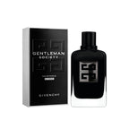 Refect Beauty Givenchy Gentleman Society Eau de Parfum Extrême bottle and box with black and silver branding