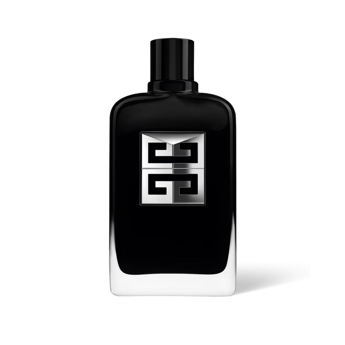 Refect Beauty Givenchy Gentleman Society Eau de Parfum in a sleek black glass bottle with a silver 4G logo emblem.
