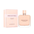 Refect Beauty Givenchy Irresistible Nude Velvet perfume bottle and matching soft pink box packaging