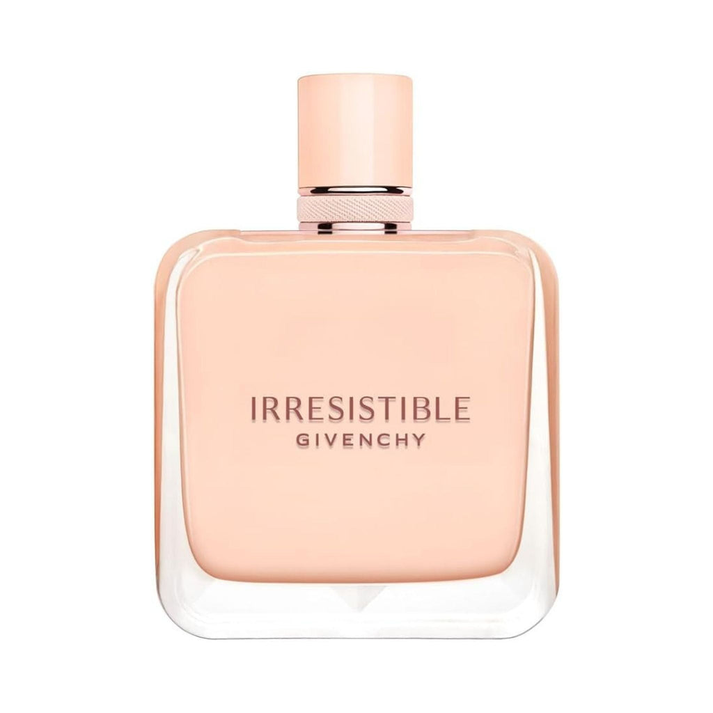 Refect Beauty Givenchy Irresistible Nude Velvet Eau de Parfum in a square peach-toned glass bottle with a soft finish