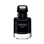 Refect Beauty Givenchy L'Interdit Absolu Eau de Parfum Intense in a sleek, glossy black glass bottle.