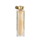 Refect Beauty Givenchy Organza Eau de Parfum in a tall, elegant glass bottle with a unique gold sculptural cap.