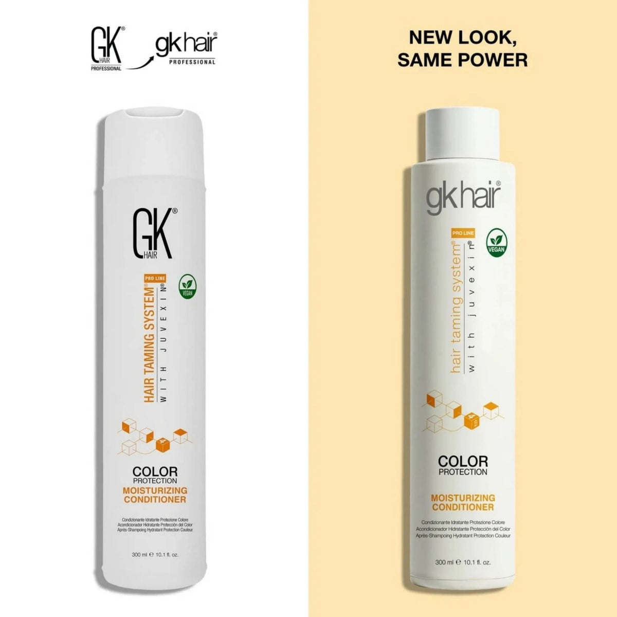 Refect Beauty GK Hair Color Protection Moisturizing Conditioner bottle featuring Juvexin keratin blend formula