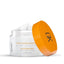 Refect Beauty GK Hair Shaping Wax in a white jar with a bright orange lid and creamy white styling product inside