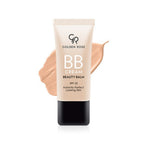 Refect Beauty Golden Rose BB Cream Beauty Balm with SPF 25 in a beige squeeze tube with a swatch of cream 02