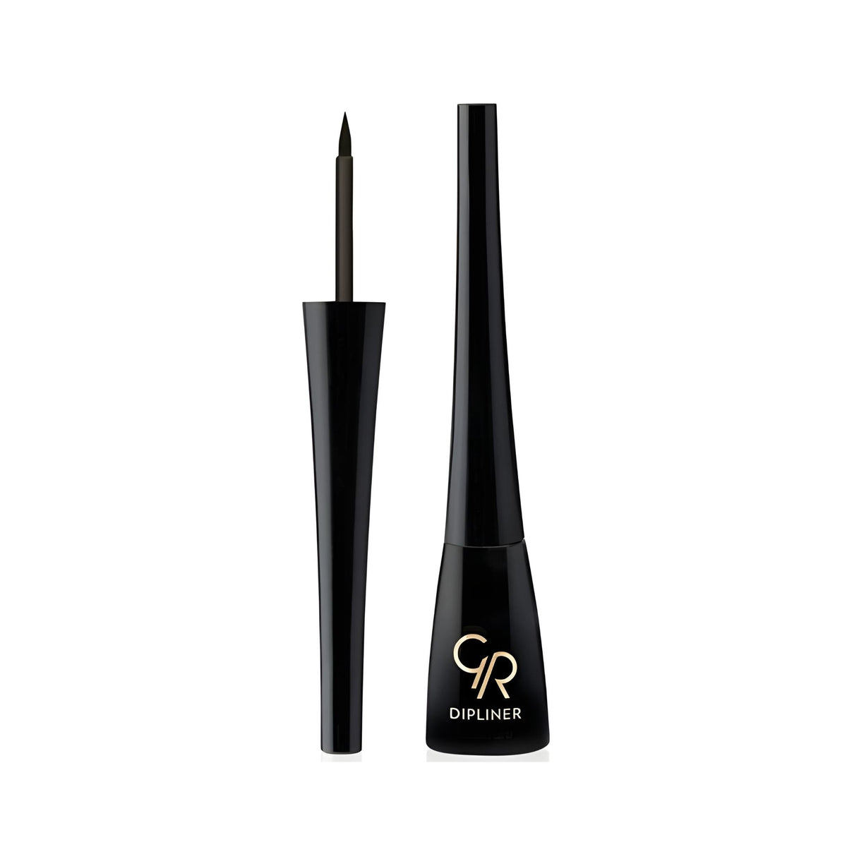 Refect Beauty Golden Rose black liquid dipliner with a precision felt-tip applicator for sharp eye makeup looks.