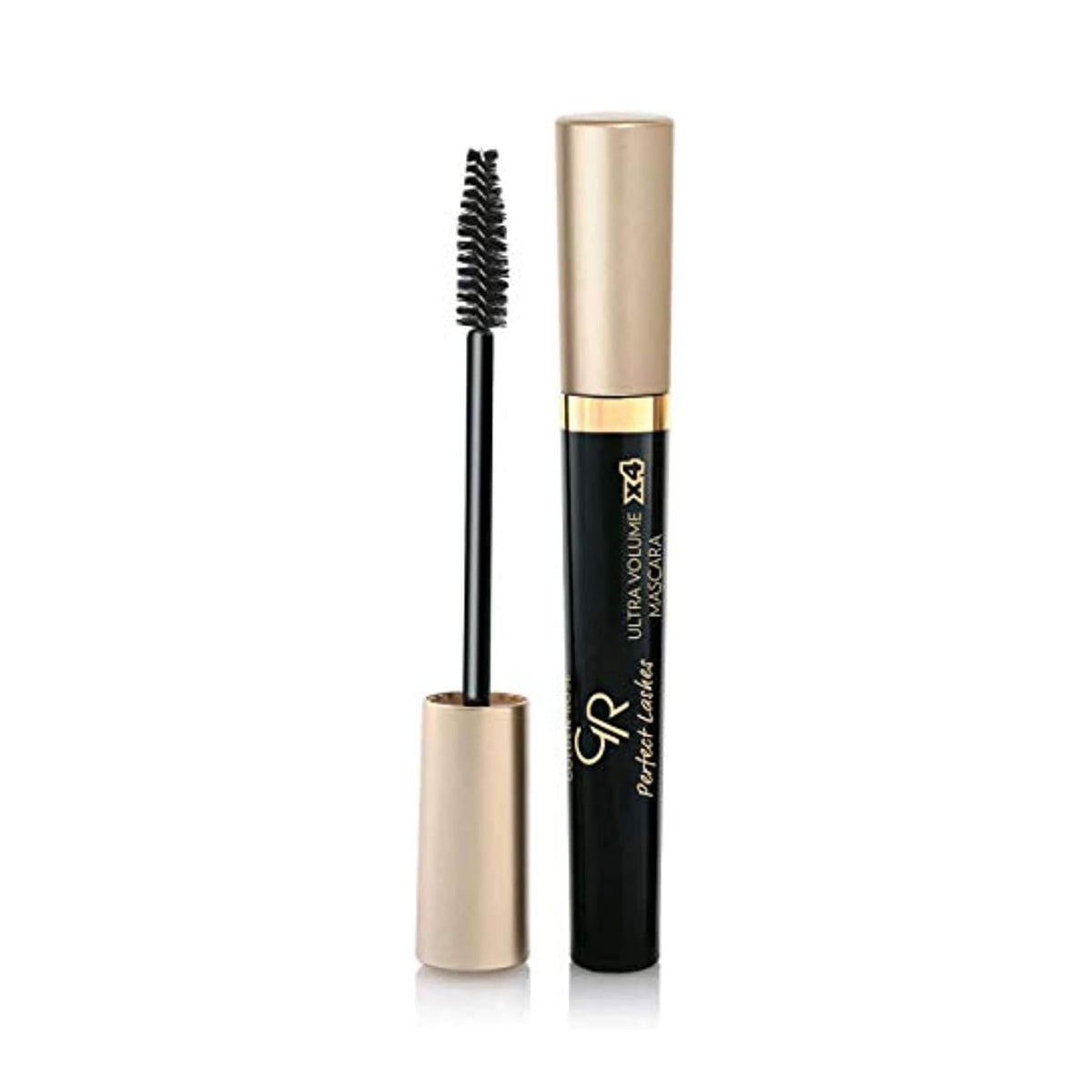Refect Beauty Golden Rose Ultra Volume X4 black mascara with a volumizing brush for dramatic lash definition