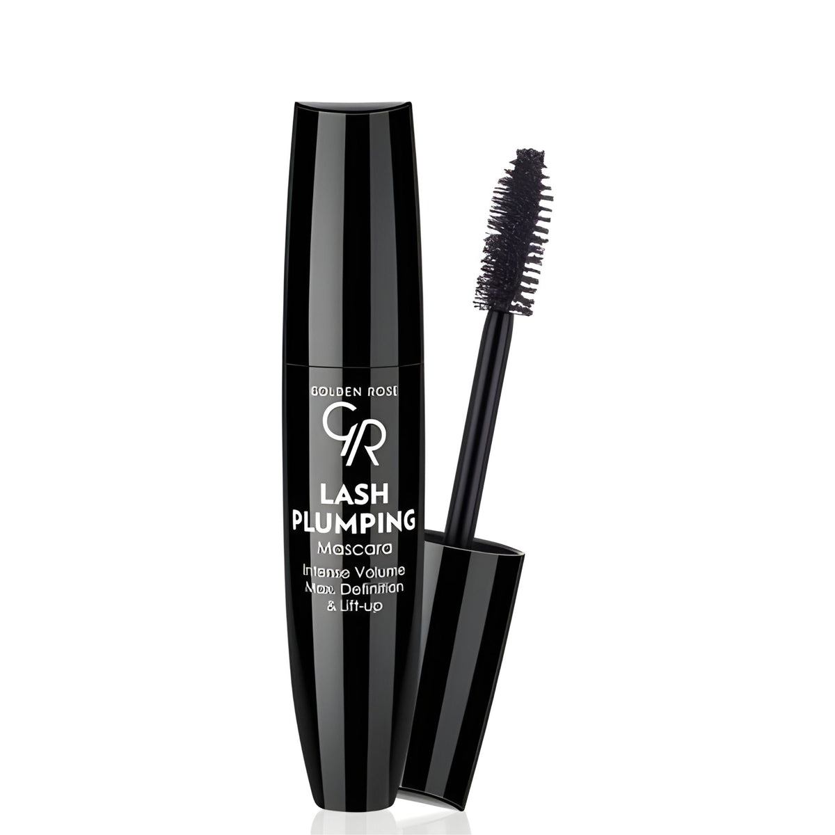 Refect Beauty Golden Rose Lash Plumping Mascara in black with a precision brush for volume, length, and lift.