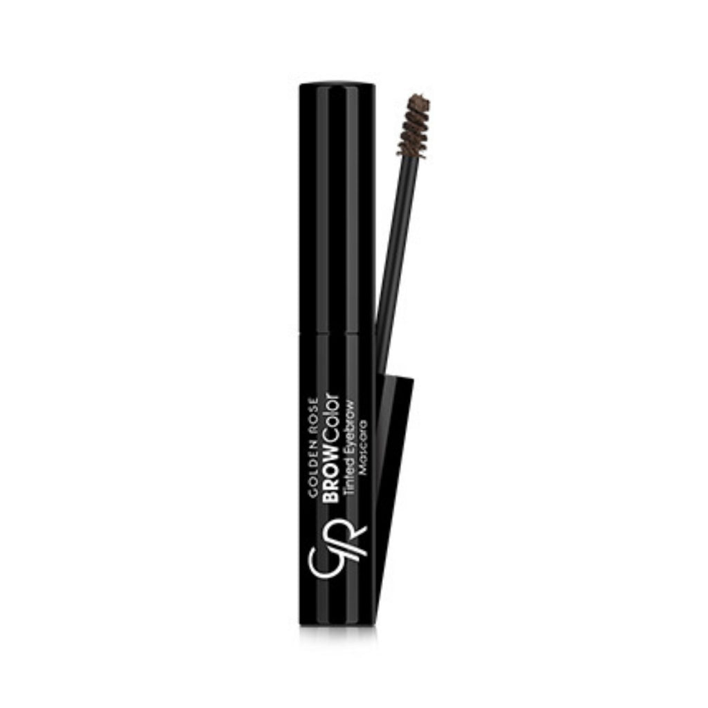 Refect Beauty Golden Rose tinted eyebrow mascara in a black tube with a precision brush applicator for defined brows. 04