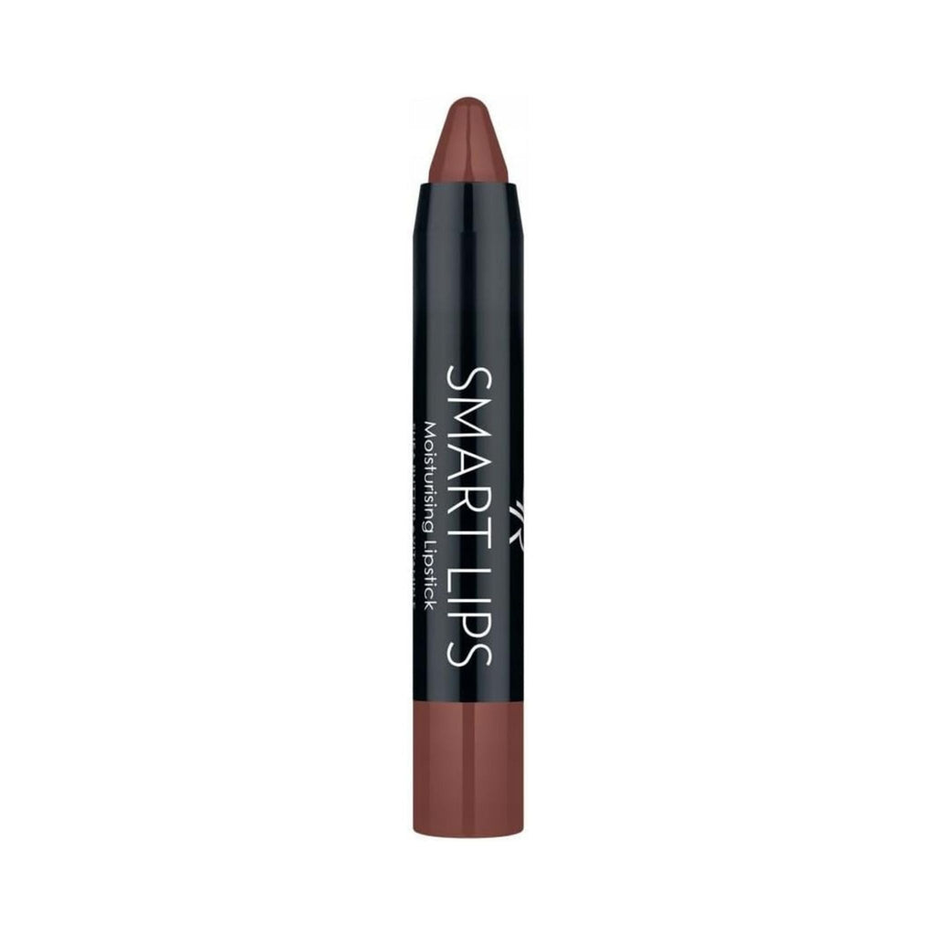 Refect Beauty Golden Rose Smart Lips moisturizing lipstick in a creamy brown shade with a sleek twist-up design. 06
