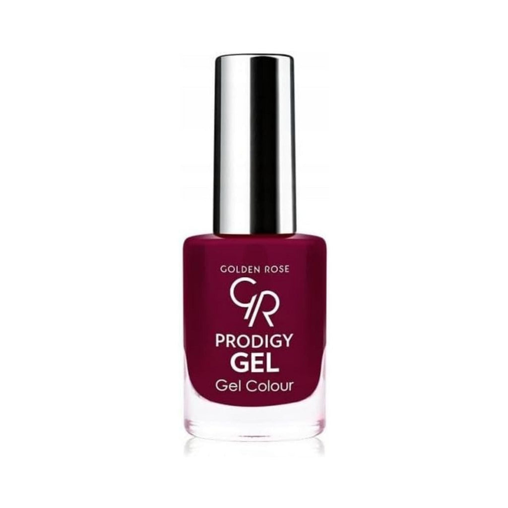 Refect Beauty Golden Rose Prodigy Gel nail polish in a deep burgundy shade with a glossy, professional gel-like finish. 21