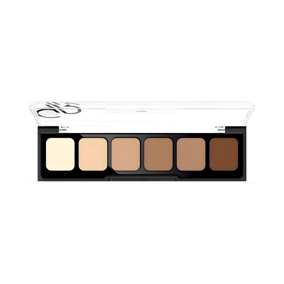 Refect Beauty Golden Rose Concealer Cream Palette 02 Dark with six shades for correcting, concealing, and contouring.