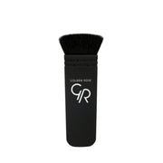 Refect Beauty Golden Rose Perfect Contour Brush with soft black synthetic bristles and a sleek matte black handle