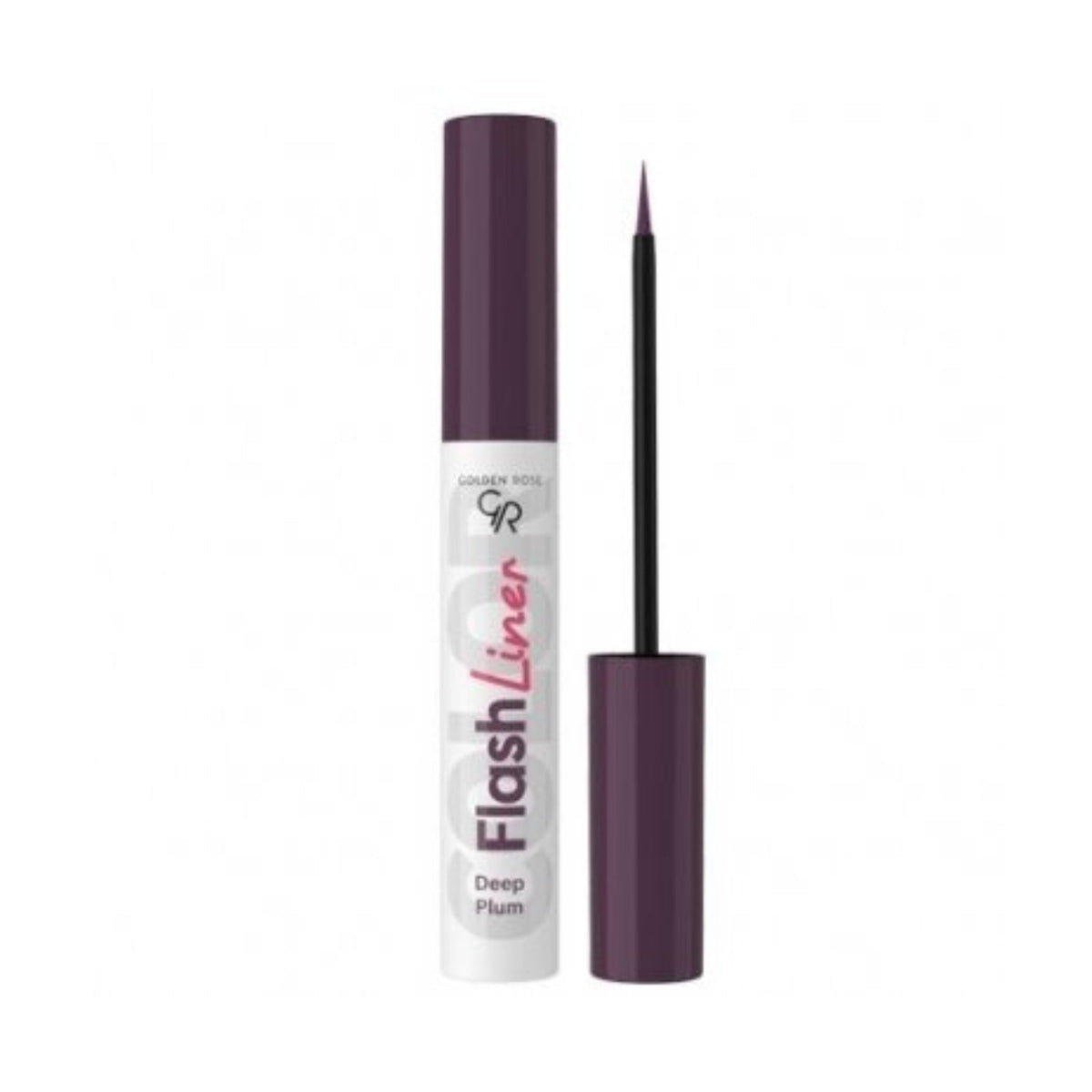 Refect Beauty Golden Rose Flash Liner in Deep Plum with a thin flexible applicator tip for precise eye makeup