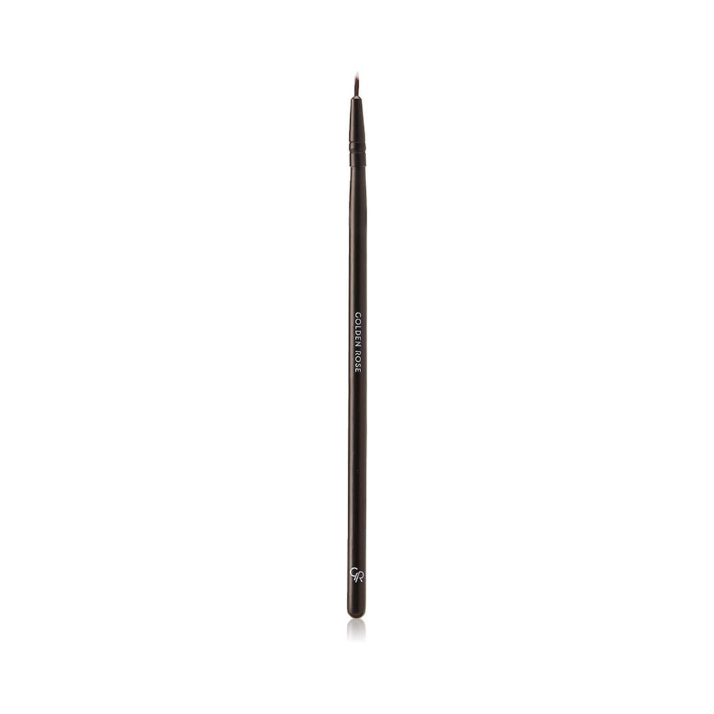 Refect Beauty Golden Rose eyeliner brush with a slim black handle and fine synthetic bristles for precise application.