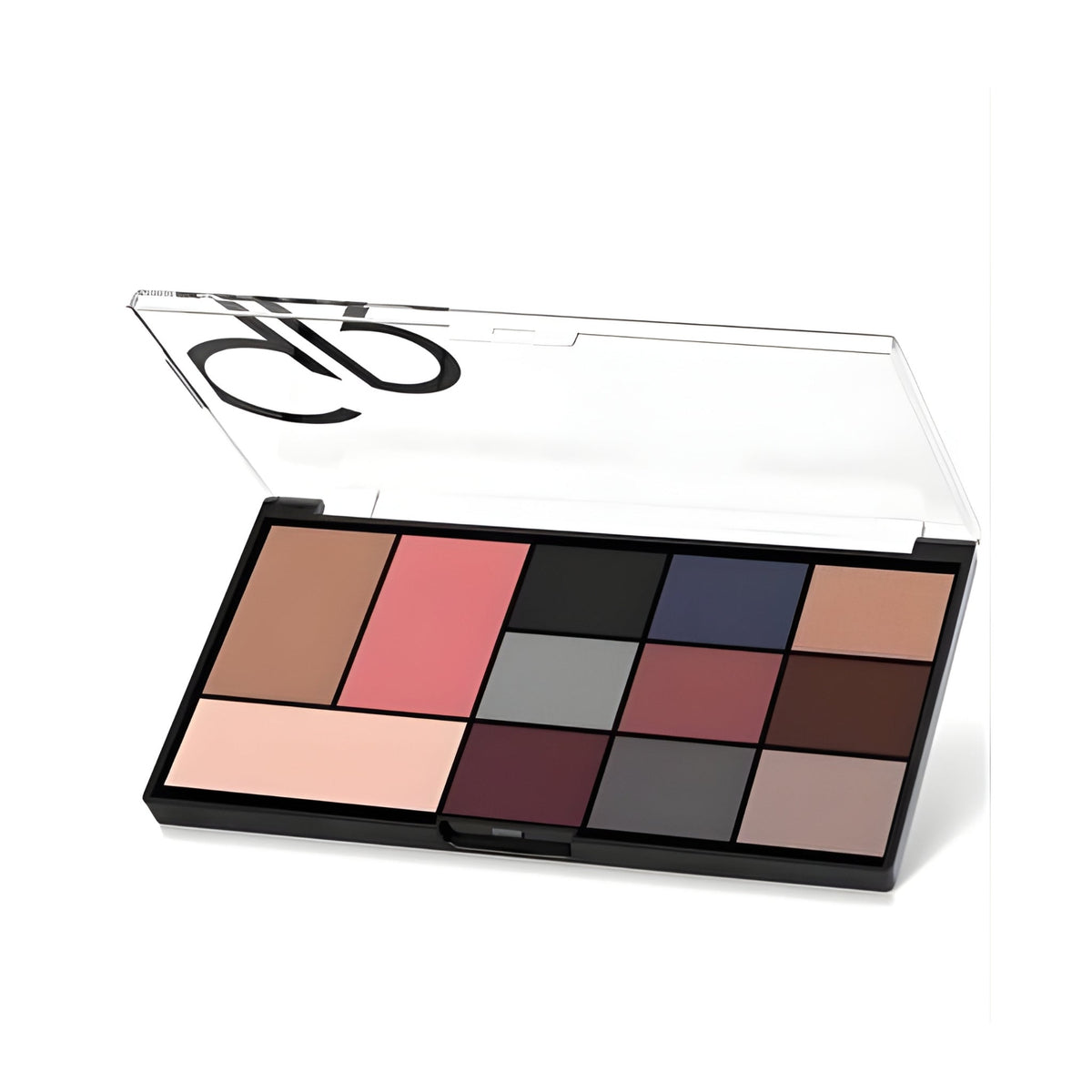 Refect Beauty Golden Rose City Style face and eye palette featuring matte eyeshadows, blush, and contour shades. 02