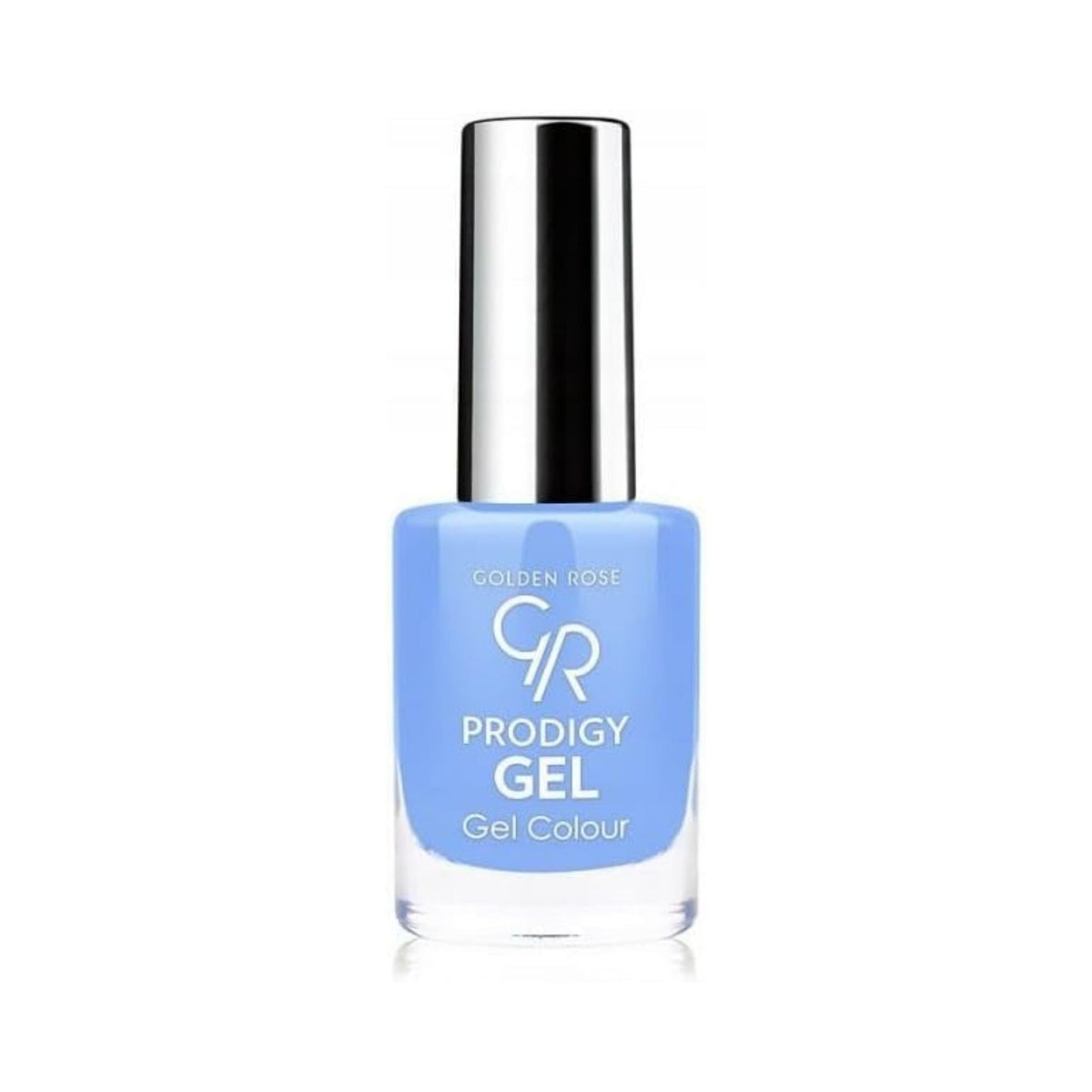 Refect Beauty Golden Rose Prodigy Gel nail polish in a vibrant light blue shade with a glossy gel-effect finish. 06