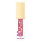 Refect Beauty Golden Rose 3D Mega Shine lip gloss in a clear tube with a gold cap for a vibrant glossy finish 108