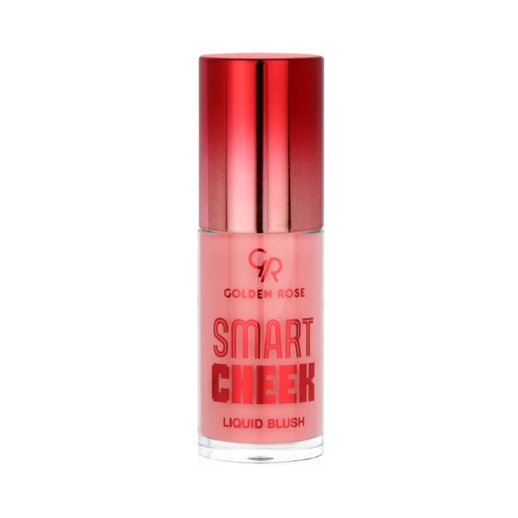 Refect Beauty Golden Rose Smart Cheek liquid blush in a clear bottle with a metallic red cap for a natural flush 104