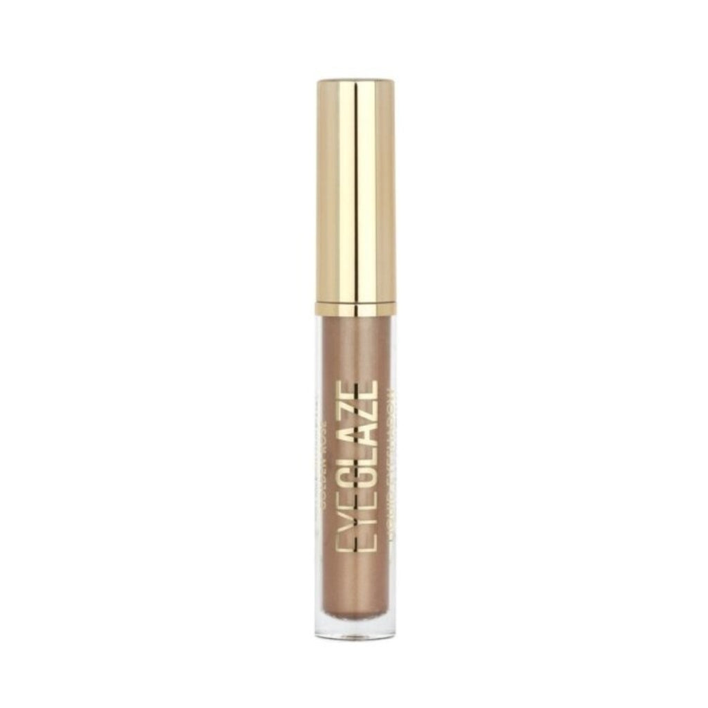 Refect Beauty Golden Rose Eyeglaze liquid eyeshadow in a shimmering bronze shade with a gold cap applicator tube. 06