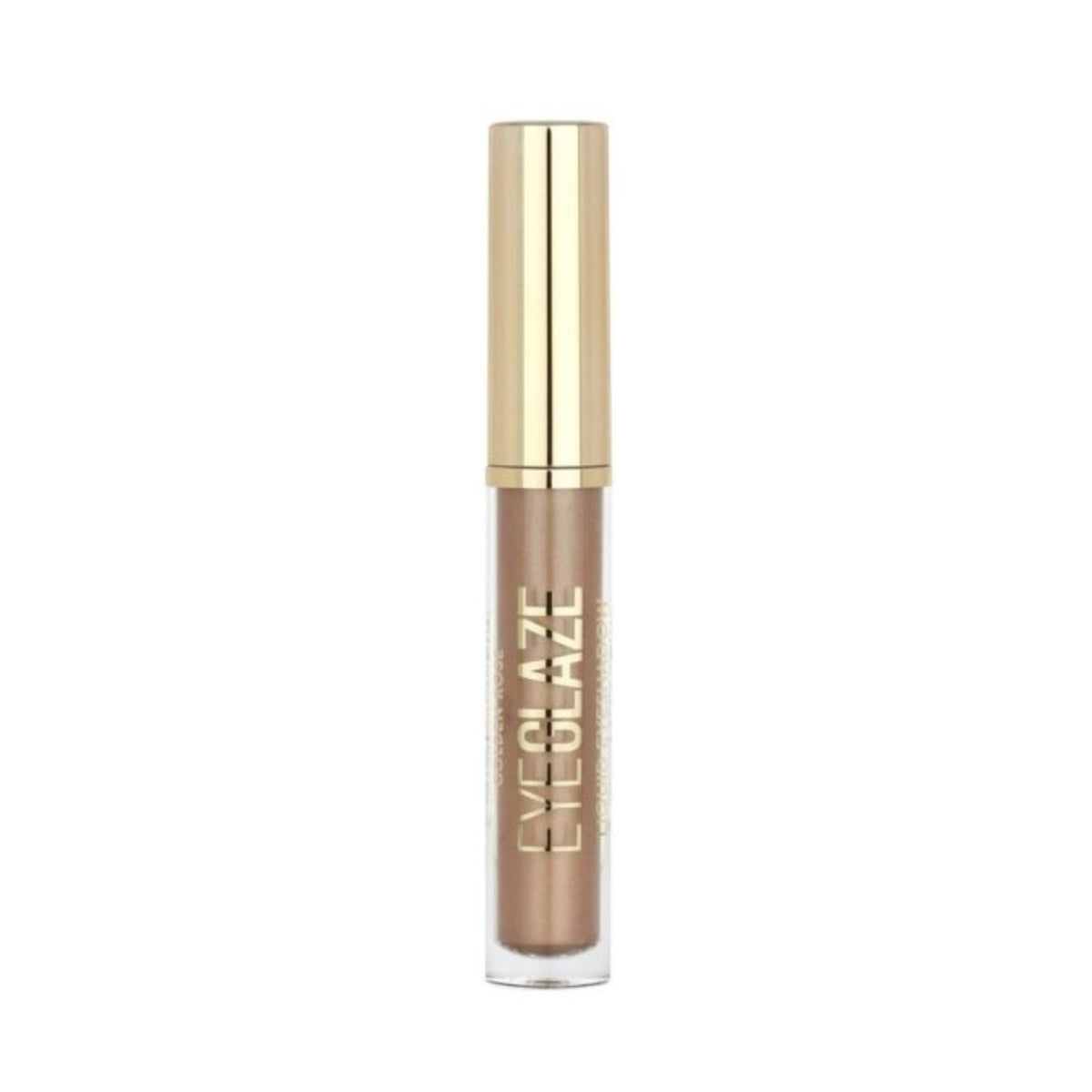 Refect Beauty Golden Rose Eyeglaze liquid eyeshadow in a shimmering bronze shade with a gold cap applicator tube. 06