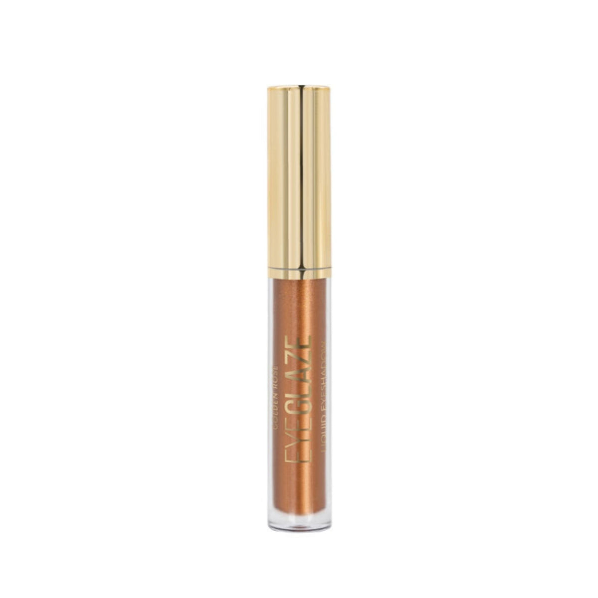 Refect Beauty Golden Rose Eyeglaze liquid eyeshadow in a shimmering bronze shade with a gold applicator cap. 13