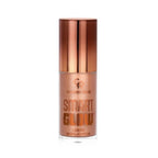 Refect Beauty Golden Rose Smart Liquid Highlighter in a shimmering bronze shade with a metallic cap 204