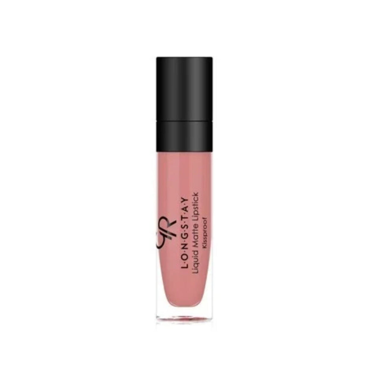 Refect Beauty Golden Rose Longstay liquid matte lipstick in a soft dusty rose shade with a black applicator cap.