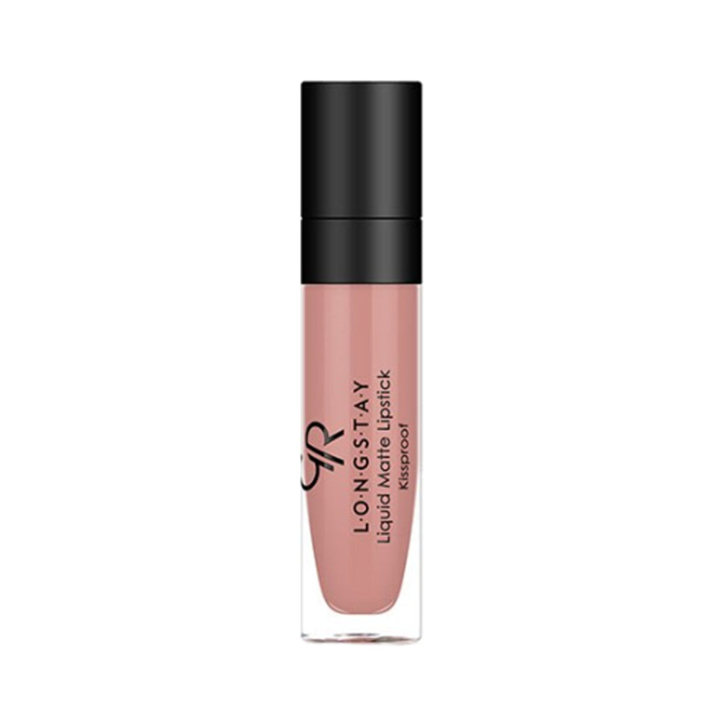 Refect Beauty Golden Rose Longstay liquid matte lipstick in a soft nude shade with a black applicator cap 38