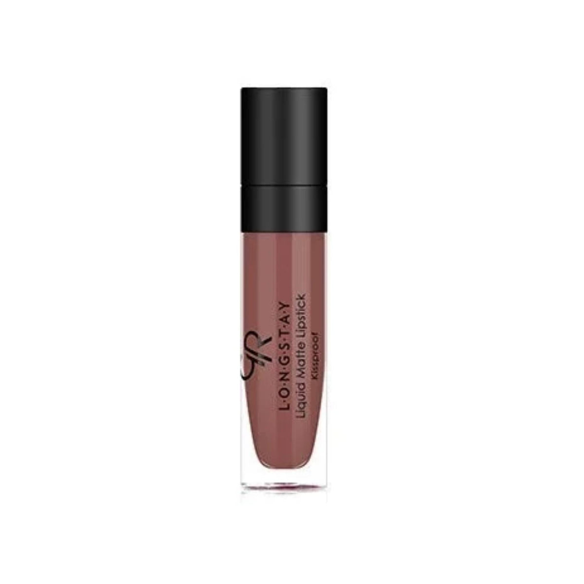 Refect Beauty Golden Rose Longstay liquid matte lipstick in a dusty rose shade with a sleek applicator tube