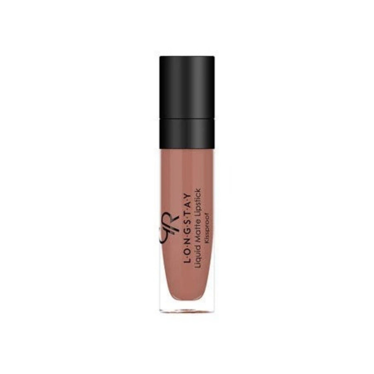 Refect Beauty Golden Rose Longstay liquid matte lipstick in a neutral nude shade with a sleek applicator tube