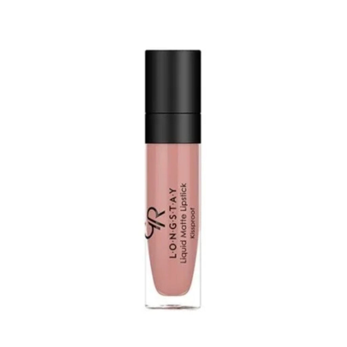 Refect Beauty Golden Rose Longstay liquid matte lipstick in a soft nude shade with a black applicator cap
