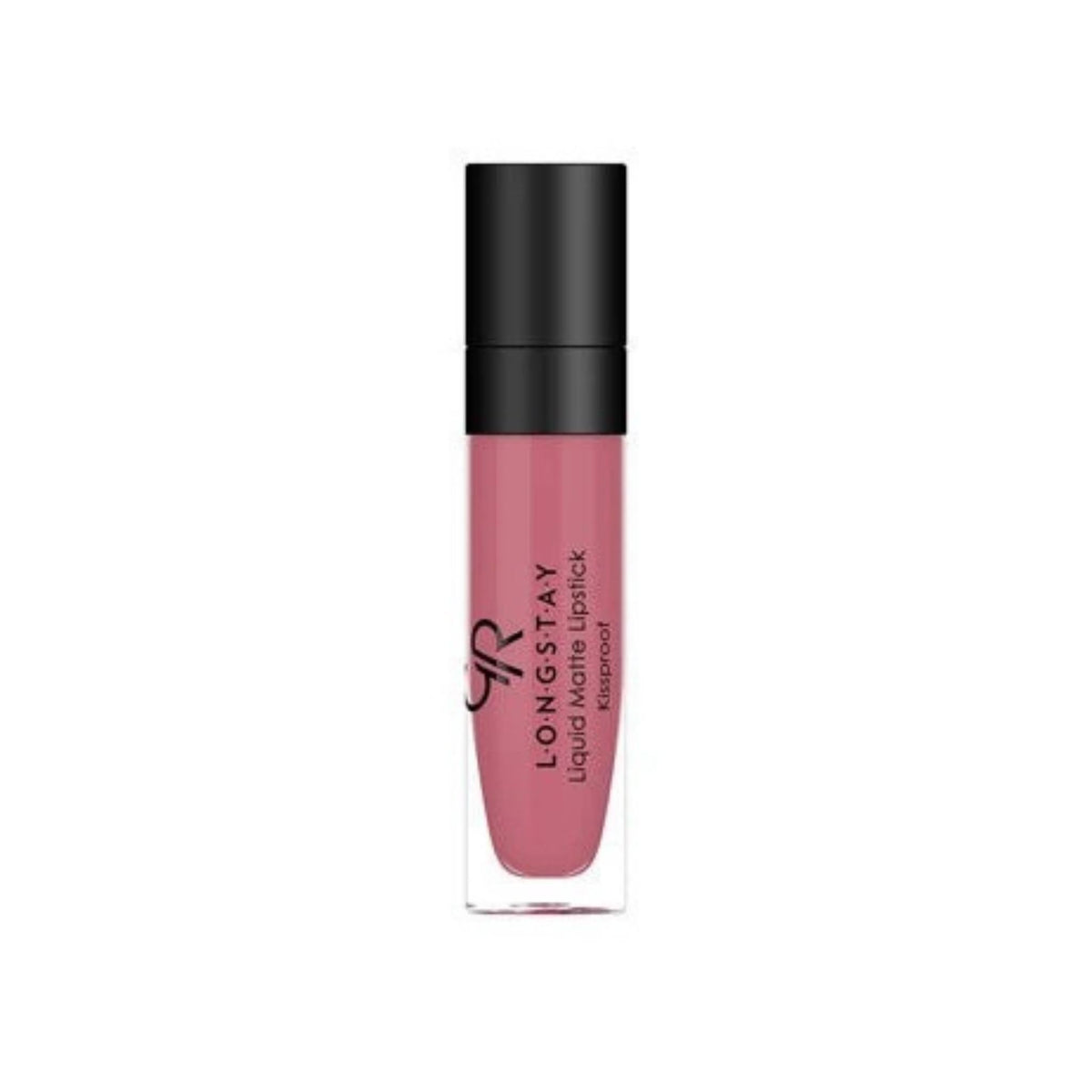 Refect Beauty Golden Rose Longstay liquid matte lipstick in a dusty rose shade with a black applicator cap