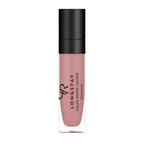 Refect Beauty Golden Rose Longstay liquid matte lipstick in a dusty rose shade with a black cap and clear tube. 37