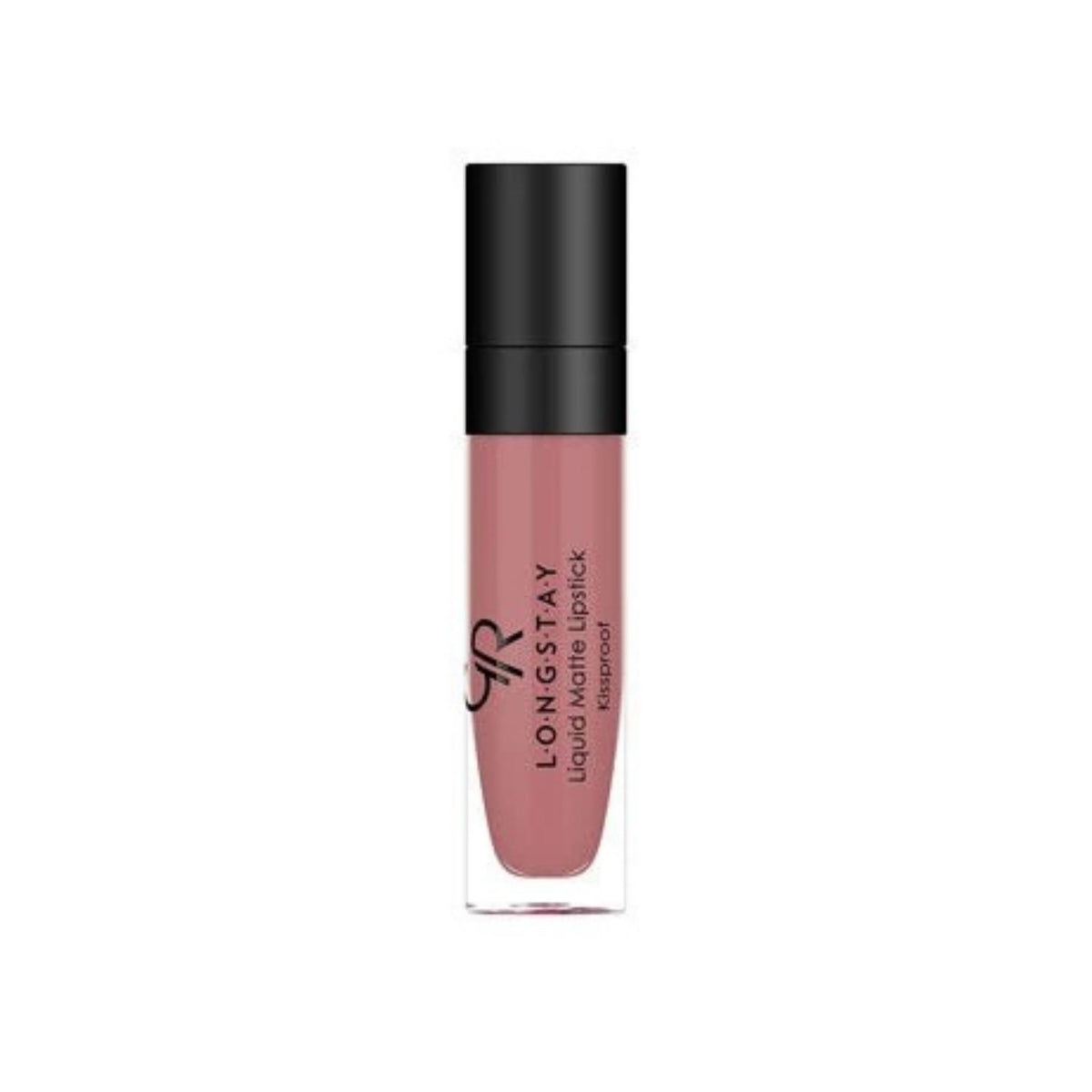 Refect Beauty Golden Rose Longstay liquid matte lipstick in a dusty rose shade with a black cap