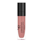 Refect Beauty Golden Rose Longstay liquid matte lipstick in a dusty rose shade with a black cap and clear tube. 33