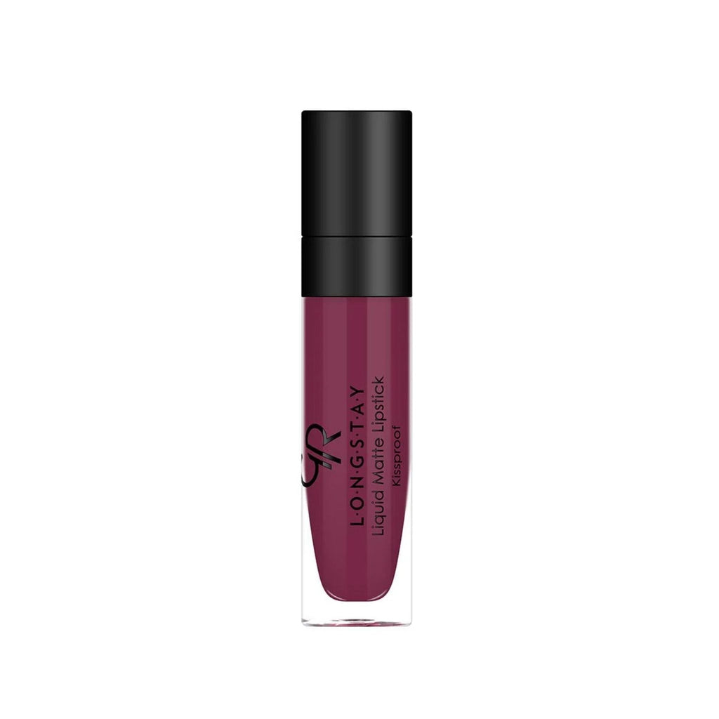 Refect Beauty Golden Rose Longstay liquid matte lipstick in a deep berry shade with a sleek applicator tube. 28