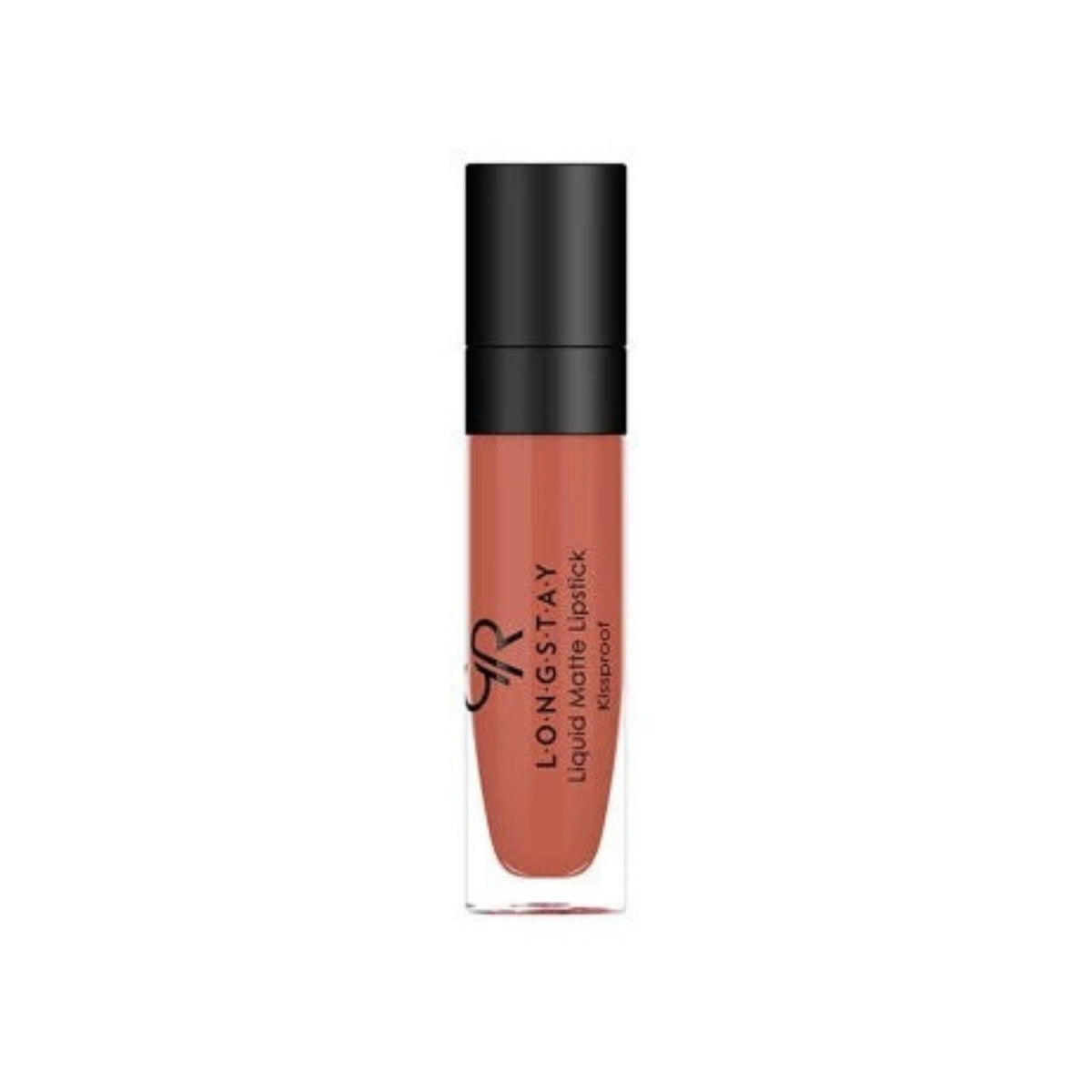 Refect Beauty Golden Rose Longstay liquid matte lipstick in a warm nude shade with a sleek applicator tube