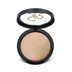 Refect Beauty Golden Rose Mineral Terrabaked face powder in a black compact with a radiant finish. 04