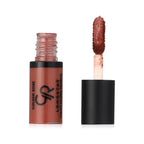 Refect Beauty Golden Rose Longstay mini liquid matte lipstick in a warm brown shade with applicator wand 27