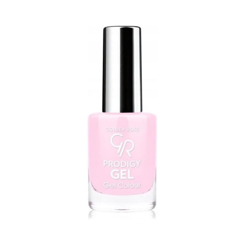 Refect Beauty Golden Rose Prodigy Gel nail polish in a soft pastel pink shade with a glossy gel-effect finish. 10