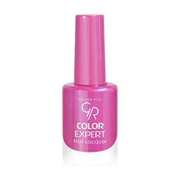 Refect Beauty Golden Rose Color Expert nail polish in a vibrant pink shade with a high-gloss, professional finish.